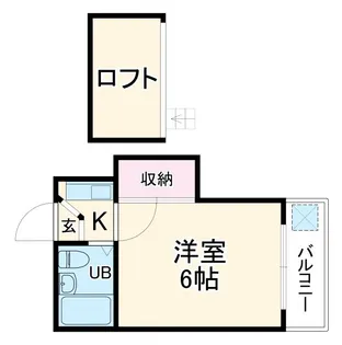 ボナール金山【1階】の間取り