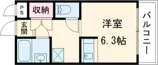 モンテメール学園前【4階】の間取り