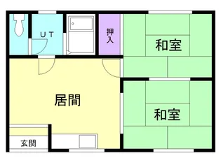 高木ハイツ(新川町)【2階】の間取り