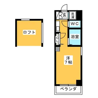 コーポT’s1【3階】の間取り