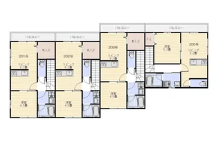 EARL’S COURT高地町B【2階】の間取り