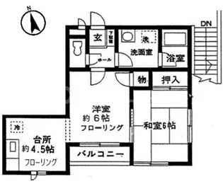 シャトレー・ヴラン【2階】の間取り