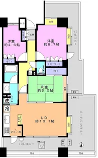 ネクス川口【13階】の間取り