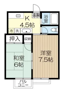 コートシャルム【2階】の間取り