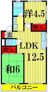 若葉マンション【1階】の間取り