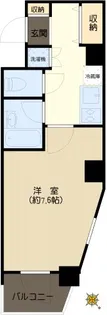 ミリオンガーデン小石川【4階】の間取り