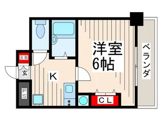 シルクリバ-白河【7階】の間取り