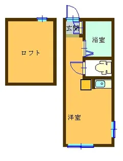 ユナイトアルテミス浅田【1階】の間取り