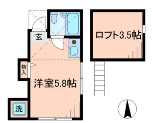 ティエドゥール清水町【2階】の間取り