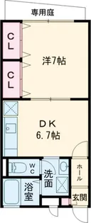 サニーハウスタムラ【1階】の間取り