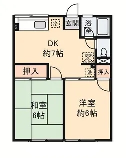 シティハイム アークI【2階】の間取り