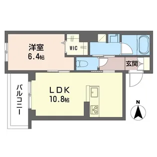ブランニューディズ【2階】の間取り