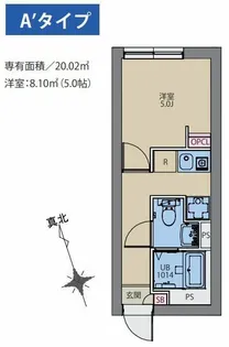 CITY WALK 永福町【2階】の間取り