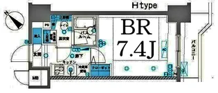 フェニックス横濱関内BAY GAIA【6階】の間取り