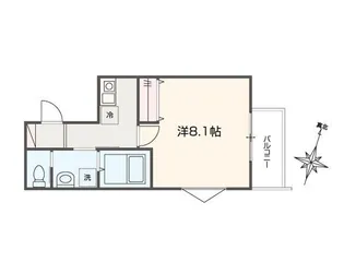 MELLAS西川口IV【2階】の間取り