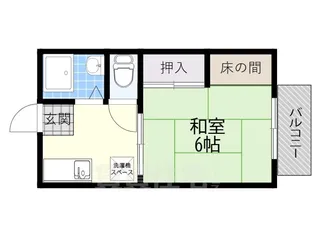 ハイツ山川【2階】の間取り