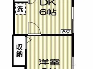 さかき荘【1階】の間取り