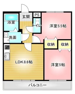 日映マンションIII【3階】の間取り