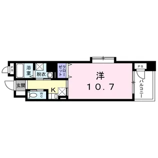 クレメント タカラ【4階】の間取り