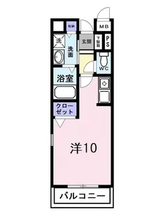 トゥ-・ル・モンド【2階】の間取り
