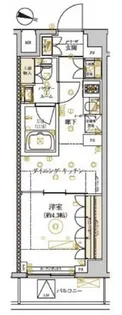 ドムスタイル武蔵小山【3階】の間取り