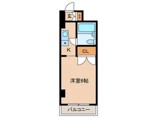 グリーンロード中台【3階】の間取り