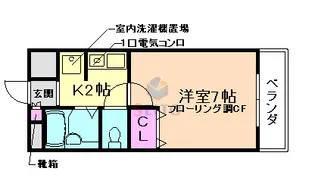 ロアジス【2階】の間取り