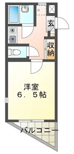 ボナール橋本【3階】の間取り
