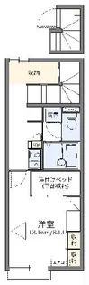レオパレスフロラシオン III【2階】の間取り