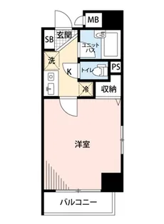 マイナビSTAYミライエ王子北【4階】の間取り