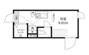 QUQURI Meguroの間取り
