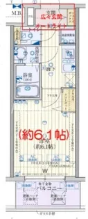ベラジスタ塚本【5階】の間取り