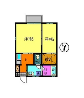 セルフィーユA棟【2階】の間取り