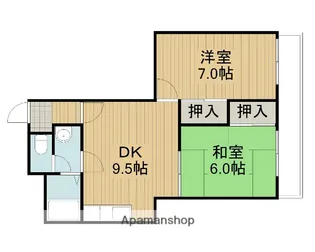 アーバンSライフ【4階】の間取り