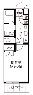 ビバーチェ武蔵小杉【2階】の間取り
