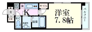 アスヴェル京都壬生EAST【2階】の間取り