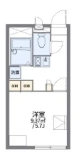 レオパレスMKアパートメント【1階】の間取り