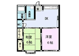 グリーンパレスN【2階】の間取り