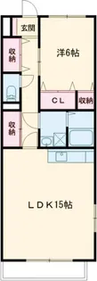 ガーデンコートTSUBASA【2階】の間取り