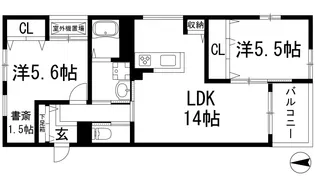 Charme Casa【2階】の間取り