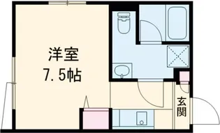 ファブール世田谷仙川【3階】の間取り