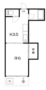 ハウスときわ【2階】の間取り