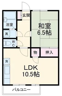 シャンテ【1階】の間取り