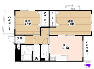 ラ・フォーレ桜丘【3階】の間取り