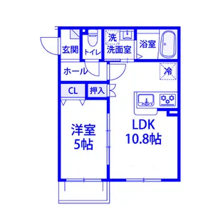 ミモザ・コート【3階】の間取り