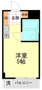 グレイス麻布十番【5階】の間取り