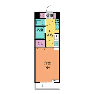 ガーデンパレス新明【3階】の間取り