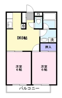 KSハイム【2階】の間取り