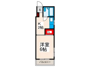神保コ-ポ【2階】の間取り