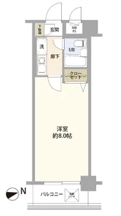 日神パレステージ亀有【3階】の間取り